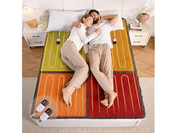 Queen Multi-Zone Heated Matress Pad