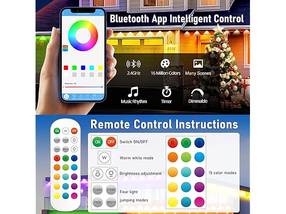 RGB Permanent Outdoor Lights