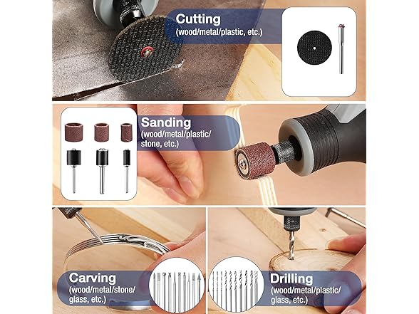 WORKPRO Rotary Tool Accessories Kit