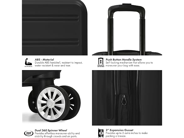 Travel Select Snowcreek Hardside Spinner Luggage, 2-Piece