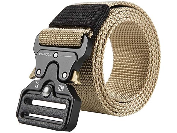 KingMoore Men's Tactical Belt Heavy Duty