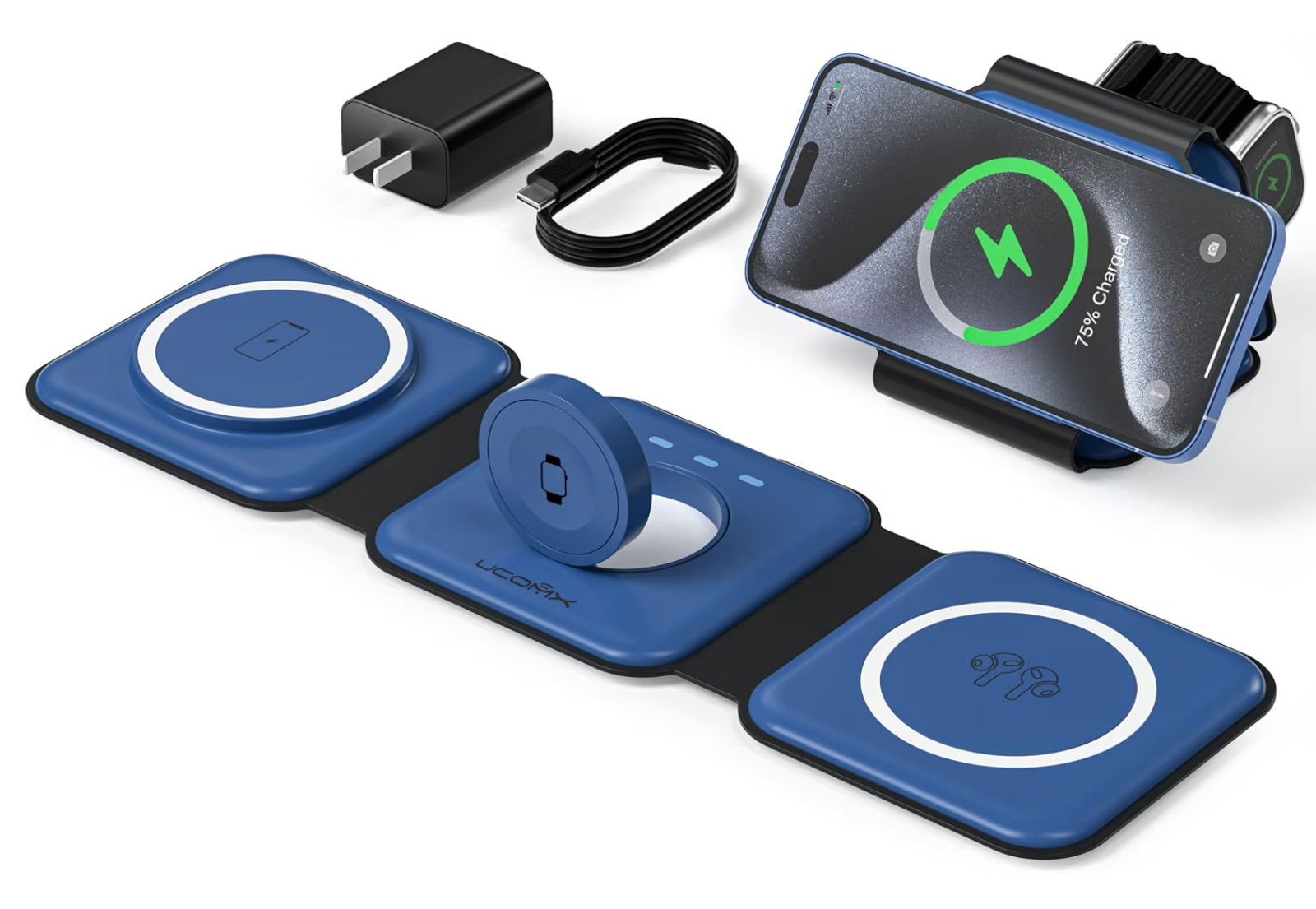 UCOMX 3 in 1 Charging Station for Multple Devices - Gallery 13