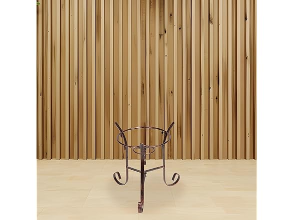 Sunnydaze Bronze Steel Gazing Ball Stand, 9"