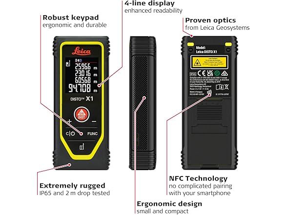 Leica Geosystems 1017805-LEICA Leica DISTO X1 L