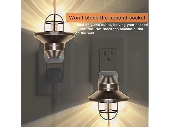 4 Pack Rustic Farmhouse Night Lights
