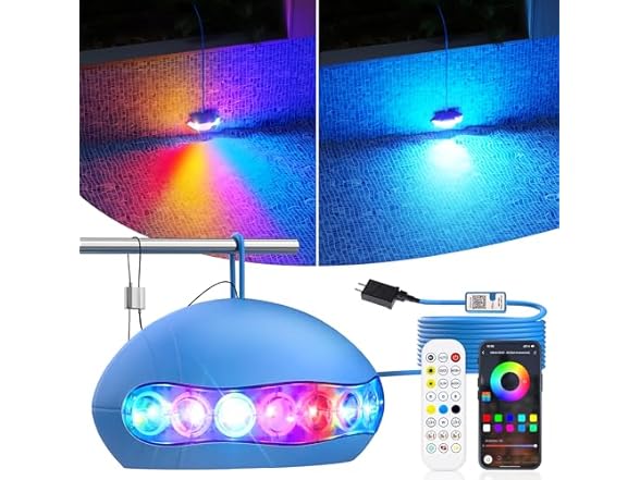 KIALUSH Ground Pool Lights