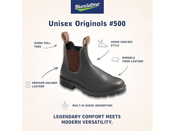 Blundstone 500 Unisex Original Chelsea Boots - Gallery 7