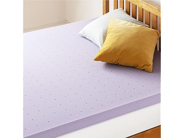 Mellow 3 Inch Ventilated Memory Foam Mattress Topper