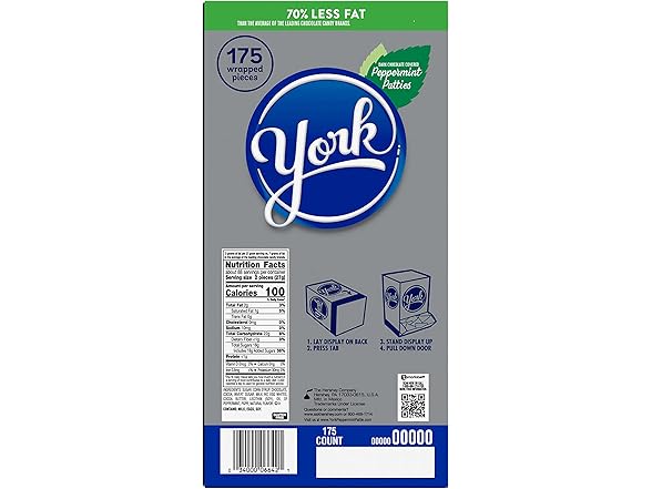 York Dark Choc Peppermint Patties 175pc