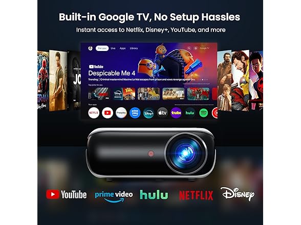 HAPPRUN TV Smart Projector