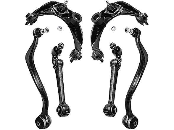 Detroit Axle - Front 6pc Suspension Kit for Rearwa