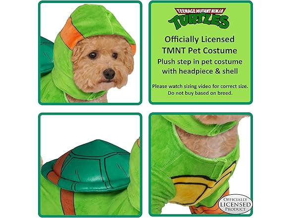 Rubies Teenage Mutant Ninja Turtles: TMNT Pet Costume