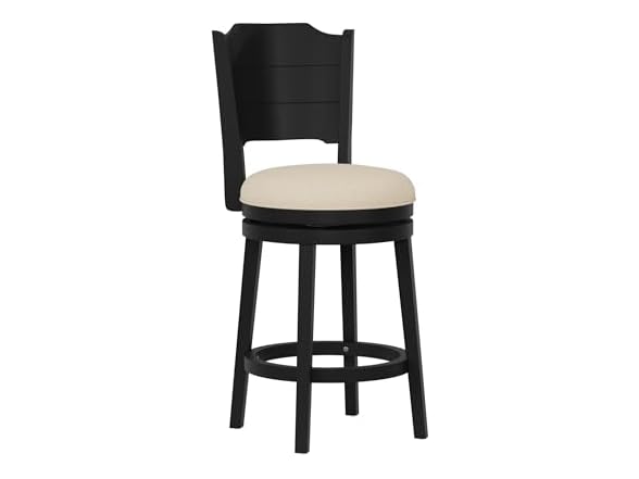 Hillsdale Clarion Swivel Stool, Black