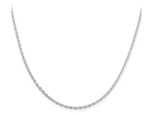 Sterling Silver Cable Chain Necklace