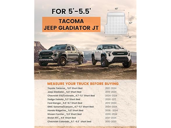 GOTIDY Truck Air Mattress