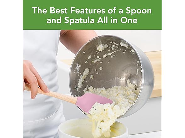Tovolo Silicone Spoonula Silicone Spoon Spatula 
