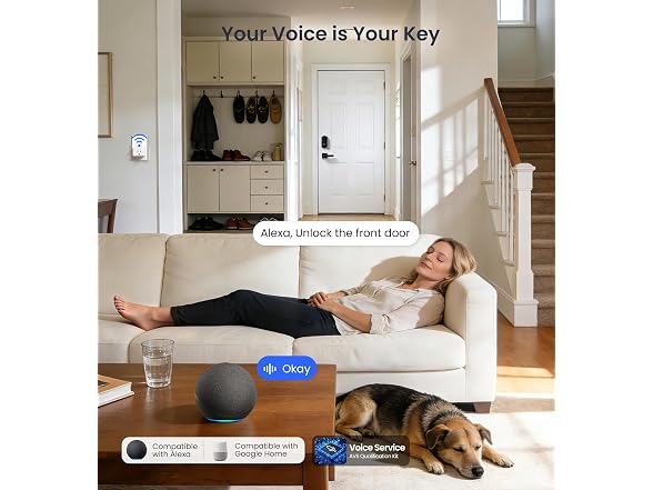 Veise VE017-H 8-in-1 Smart Door Lock