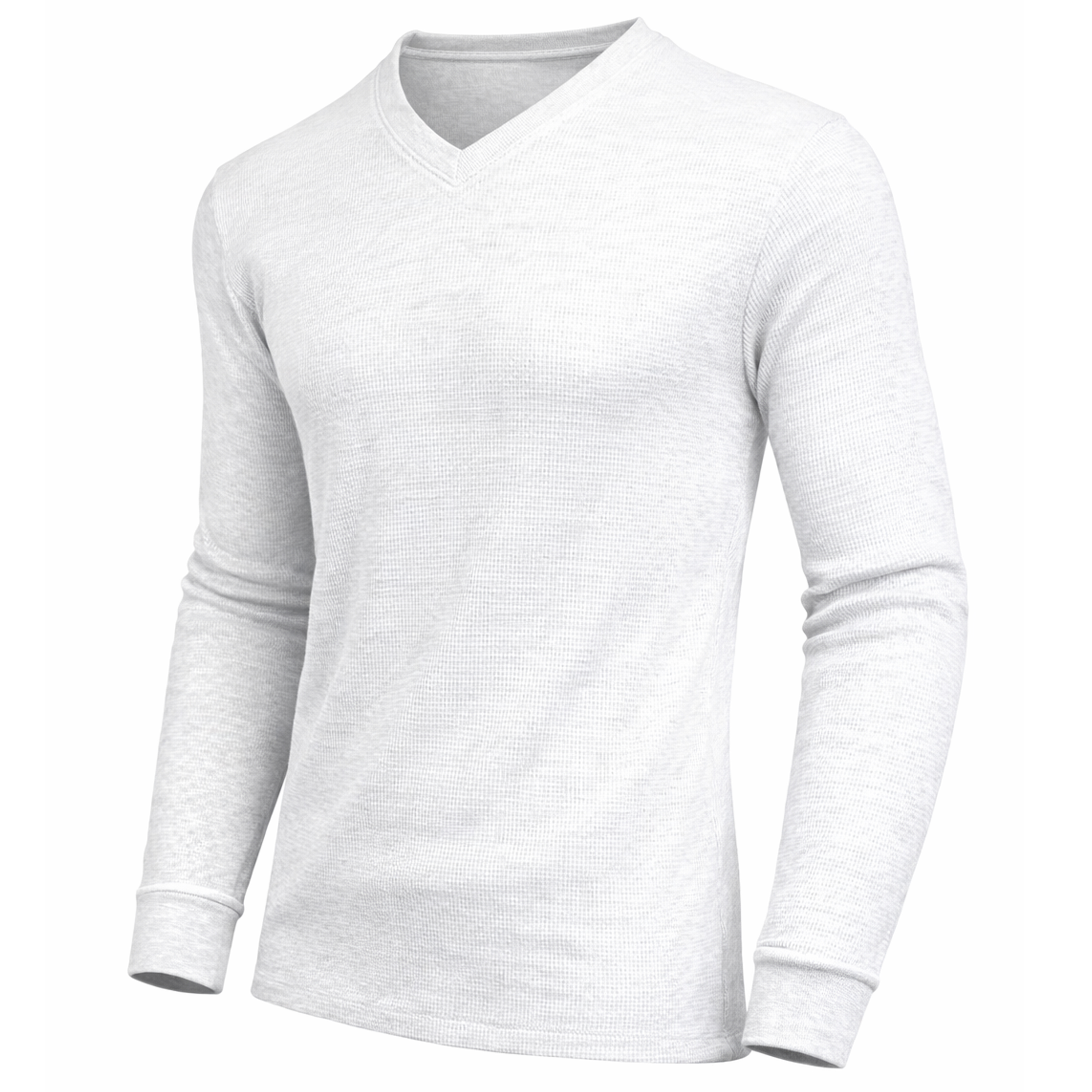 3Pk Mens L/S Thermal V-Neck Shirt - Gallery 19