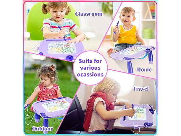 MEJCFARI Magnetic Drawing Board Purple