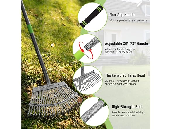 WORKPRO Small Leaf Rake