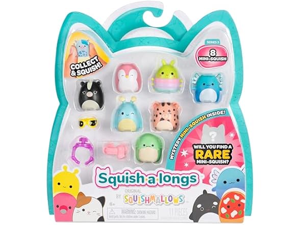 Squish-a-longs Mini-Squish 8-Pack (Wave 3, Style 1)