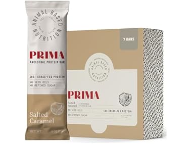 $12.99, Was $27.93, 53% Off! 7PK PRIMA ANCESTRAL PROTEIN BAR Grass Fed dealfomo