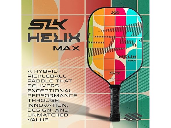 SLK Helix Pro Pickleball Paddle | Carbon