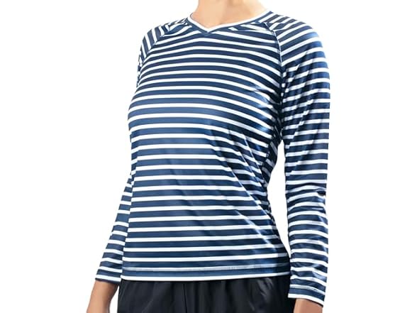 Kanu Navy Valencia LS Swim Shirt (S)