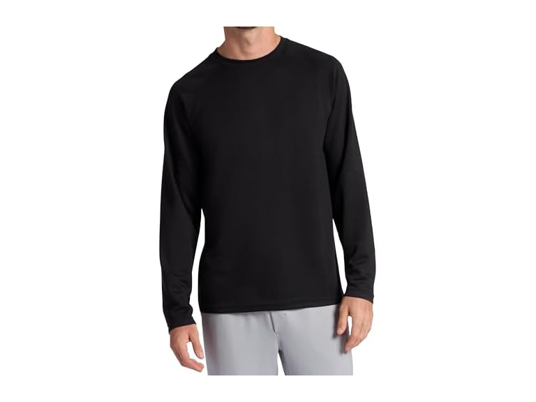 Gaiam Men Flow State Long Sleeve Crewneck Top - Gallery 8