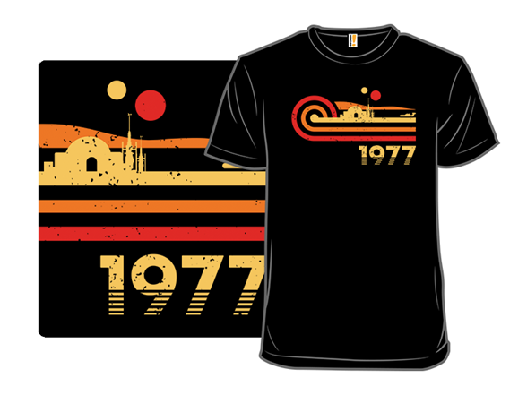 Retro Vintage Desert Planet