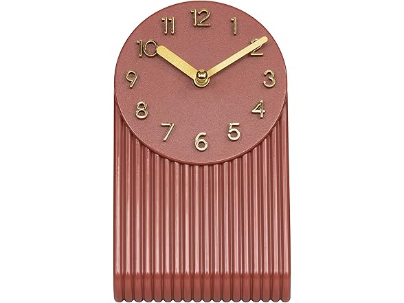 La Crosse Grooves Quartz Analog Tabletop Clock