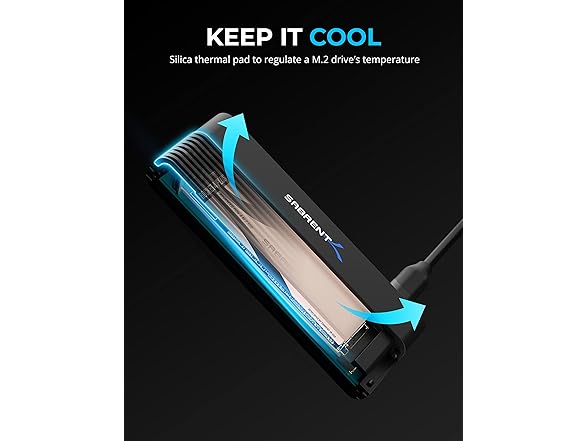 USB 3.2 Type C M.2 PCIe SSD & HDD Converter