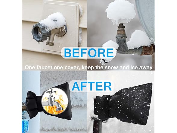 Actgan Outdoor Faucet Covers for Winter
