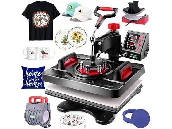 5 in 1 Heat Press Machine 12x15"