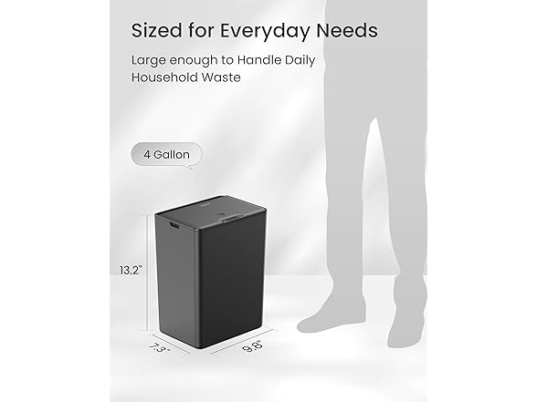 4 Gallon Bathroom Trash Can