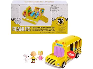 $18.99 Peanuts Charlie Brown's Interactive Bus dealfomo