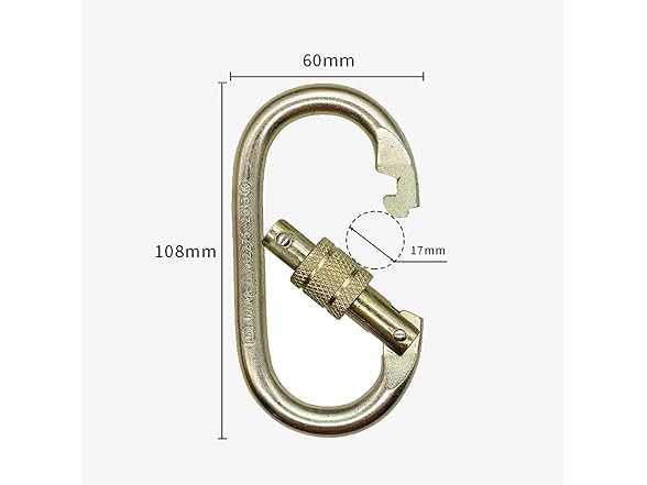 BYANG Large Carabiner Heavy Duty Clip Lockin