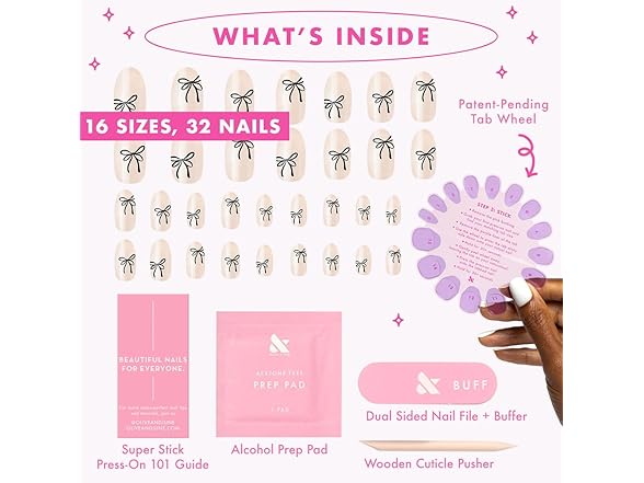 Olive & June Super Stick Mani Press-On N