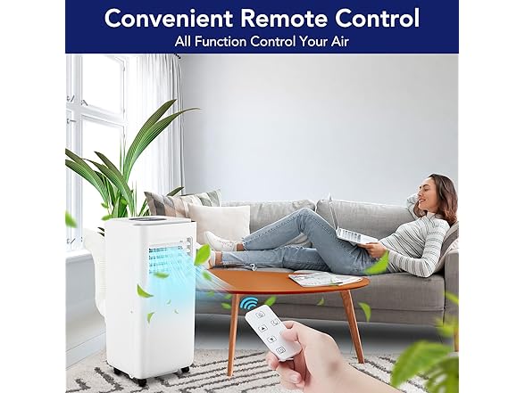 Hipicute 10000 BTU Portable Air Conditioner with Remote