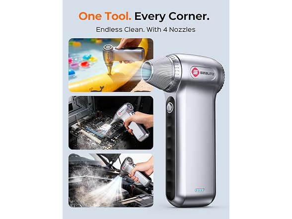 RERIOU Cordless Electric Air Duster
