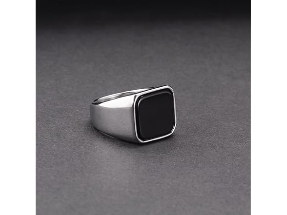 Confede Silver Signet Ring (13)
