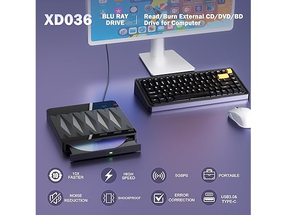 Taopjwr External Blu Ray Drive Support