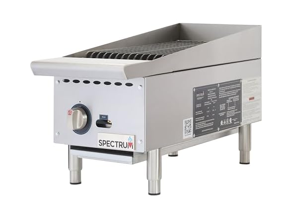Winco 12" Charbroiler, Natural Gas