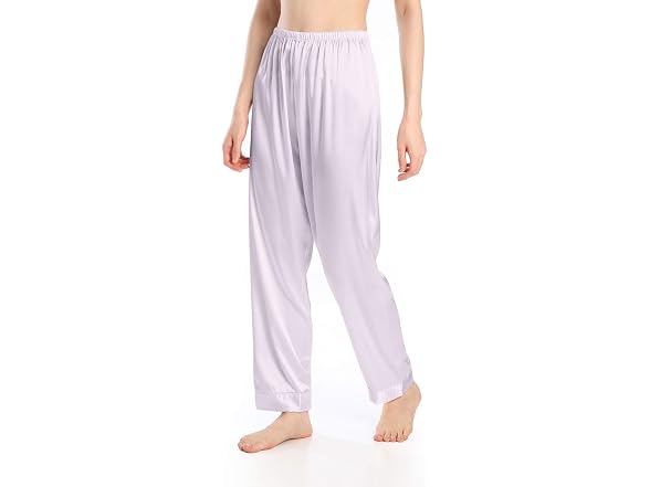 Wantschun Women (S) Satin Silk Sleepwear Trousers