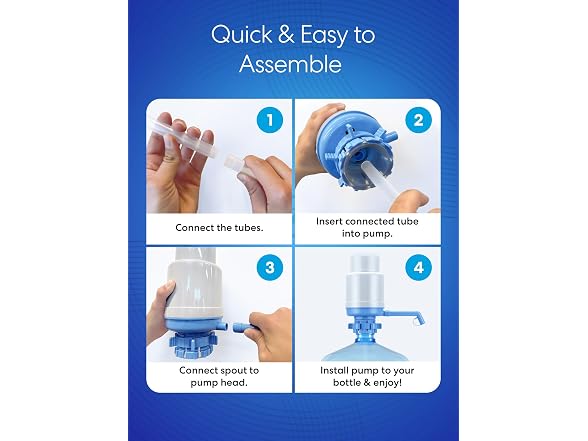 Brio Universal Water Bottle Pump | Manual Water Pu