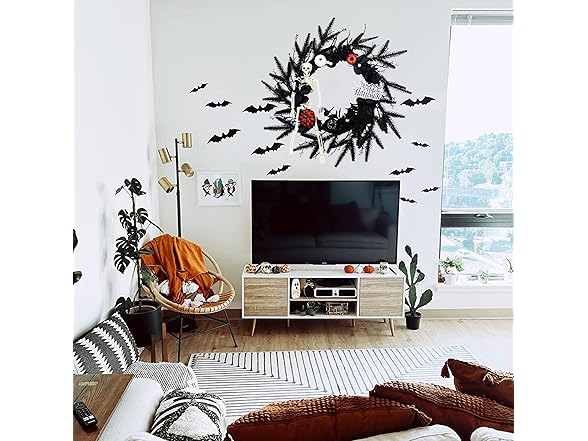VOELIGT 22 Inch Halloween Wreaths
