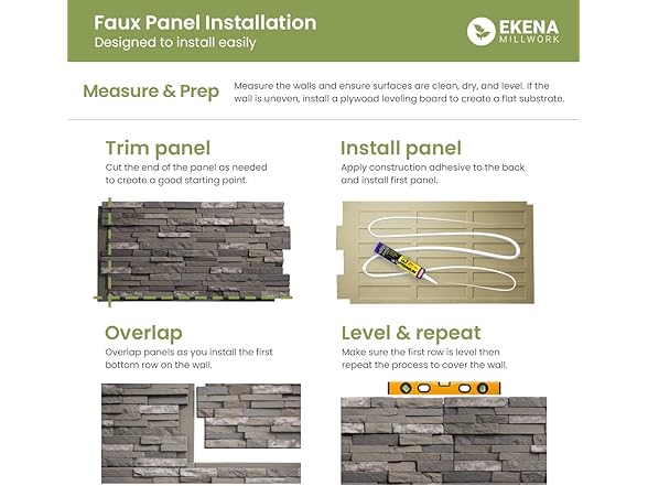 EverStone Cascade Faux Stone Panel