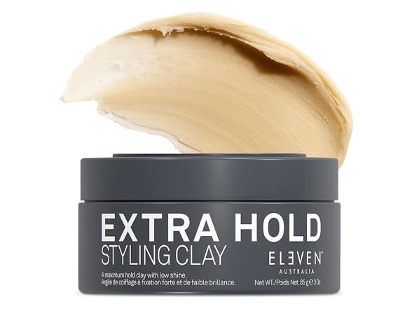 (2 Pack) Eleven Australia Extra Hold Styling Clay, 3 oz