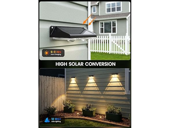 Brightown 12 Pack Solar Lights Outdoor
