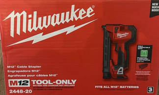 Milwaukee 2448-20 12V Cordless Cable Stapler - Gallery 2